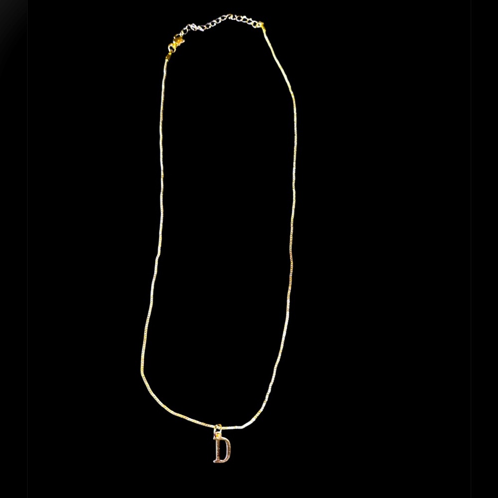 Letter Pendant Necklace - “D” *NWOT*